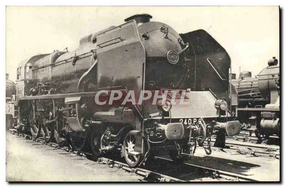 Dampflokomotive 240 P 8 — Serie 240 P 1, Südost (ex P.L.M.) — H. M. P., Rue de Tolbiac - Paris - Vorderseite