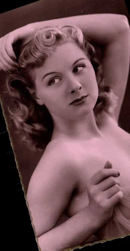 Nackte Frau — Sinnliche Pose — Éditions de Luxe, Paris, n° 415 - Vorderseite