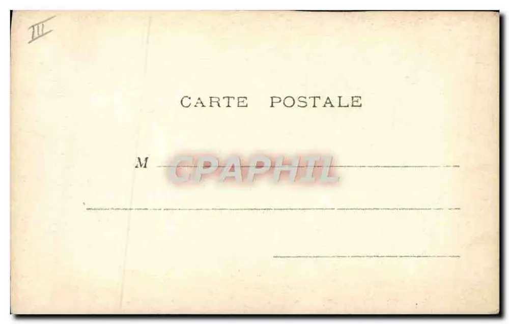 Naakt aan de rand van een meer — devotiescène — uitgever P. M. n°5 - Achterkant