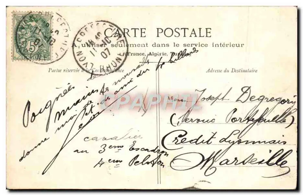 Regimento de Royal-Etranger — 7º Cuirassiers (1859) — 7º Cavalaria (1791) - Verso