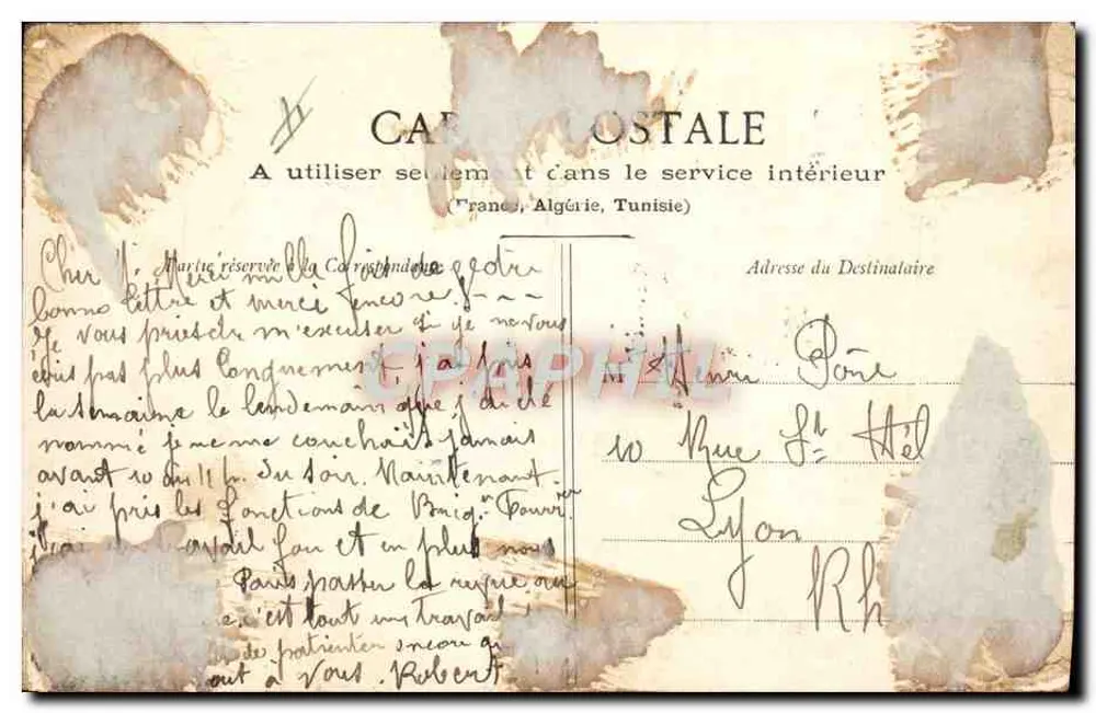Cuirassiers — 12º Regimento — editor não identificado, número de série não visível - Verso