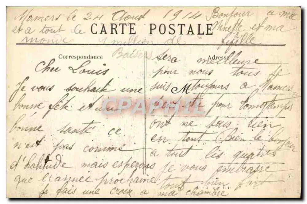 115. Infanterieregiment - Gaulois-Kaserne — A. Gautier, Foto-Verlag - Rückseite