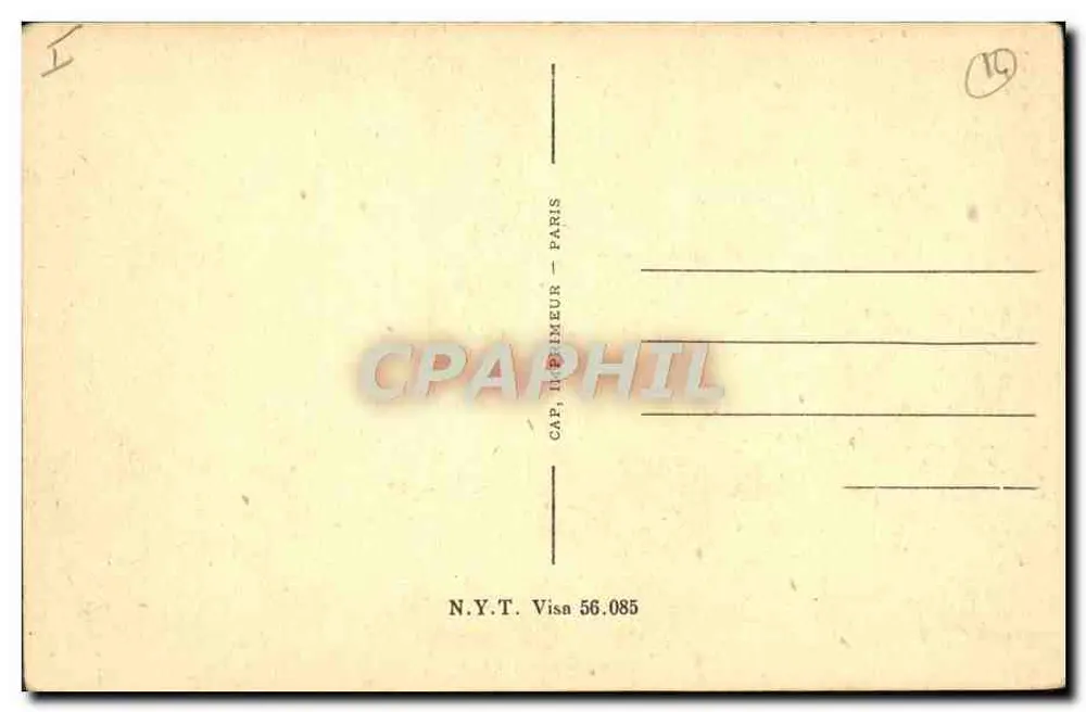 Unsere Marine ist wachsam — Serie 17 — CAP, Drucker Paris - Rückseite