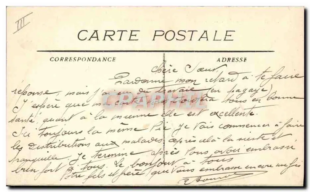 Marinha Militar Francesa - Cuirassados nos Apontamentos — Editor: C. Depottier, Argel, n° 2655 - Verso