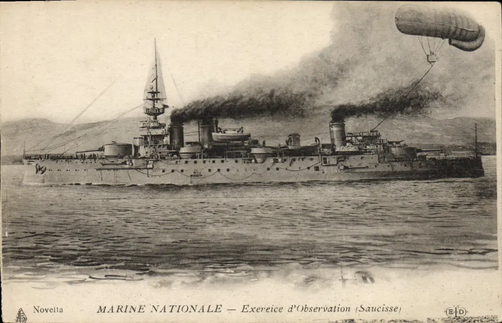 Marinha Nacional — Exercício de Observação (Salsicha) — Novella - Frente