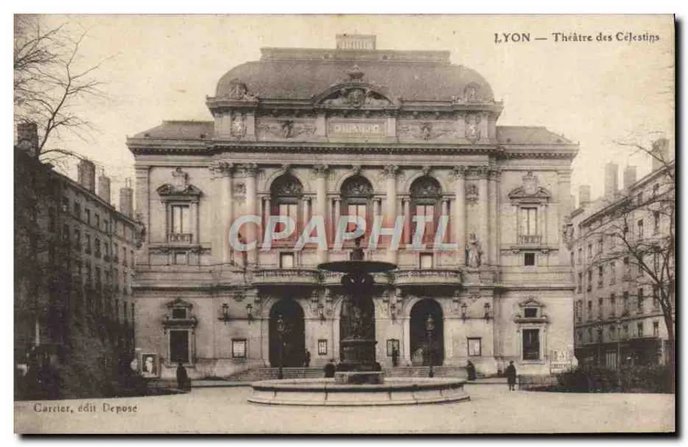 LYON — Theater der Célestins — Carrier, uitgever Depose - Voorkant