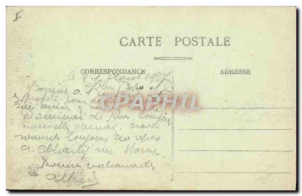 LYON — Theater der Célestins — Carrier, uitgever Depose - Achterkant