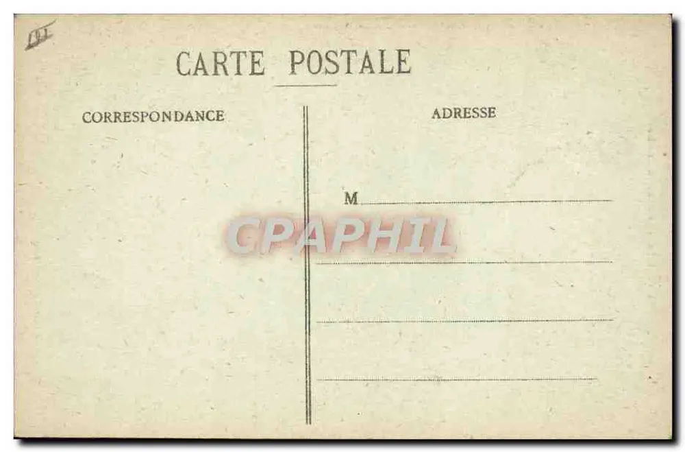 Lunéville - Das Neue Theater — Quantin, Verleger, Lunéville - Cliché Henry - Rückseite