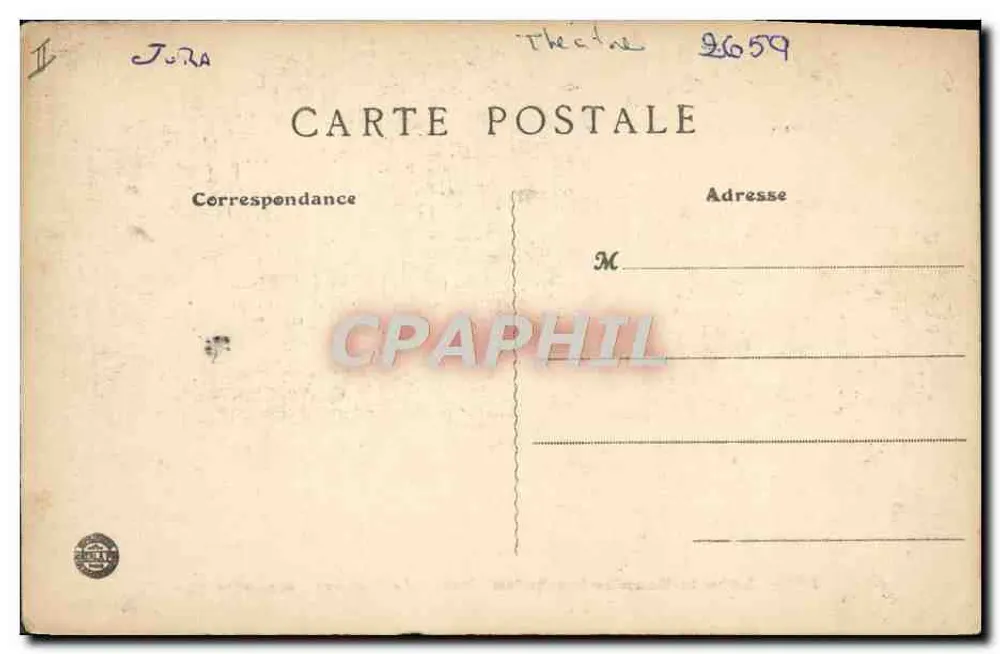 Lons-le-Saunier-les-Bains (Jura) — O Teatro — B.F., Paris, n°1304 - Verso