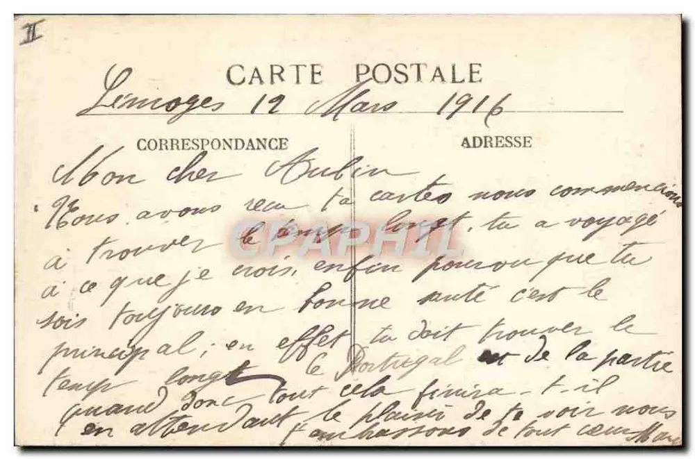 Limoges — O Teatro — Fotógrafo - Verso