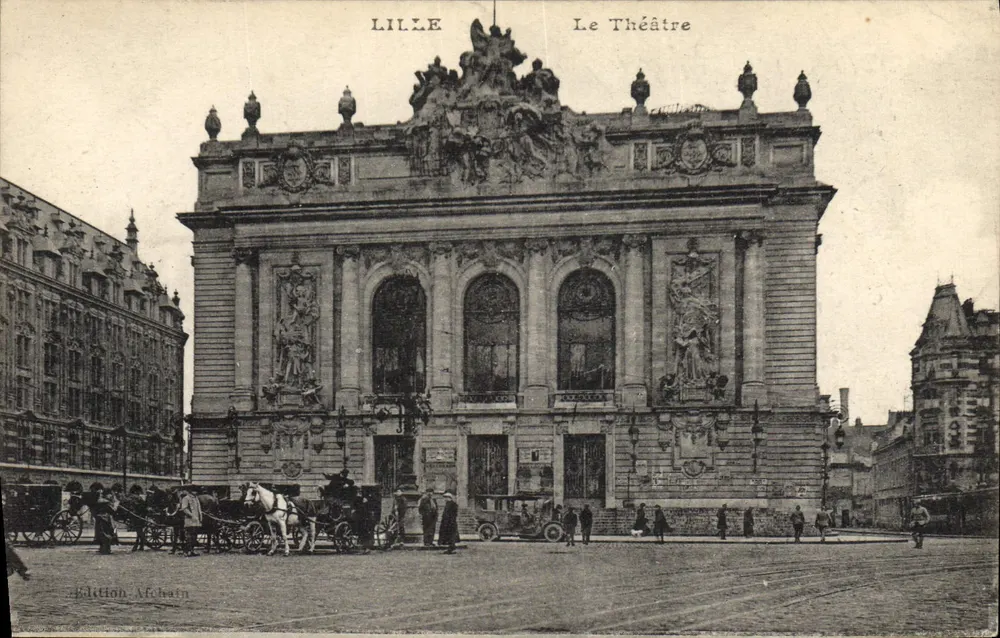 Lille — A Vista do Teatro — Edição Afchain - Frente