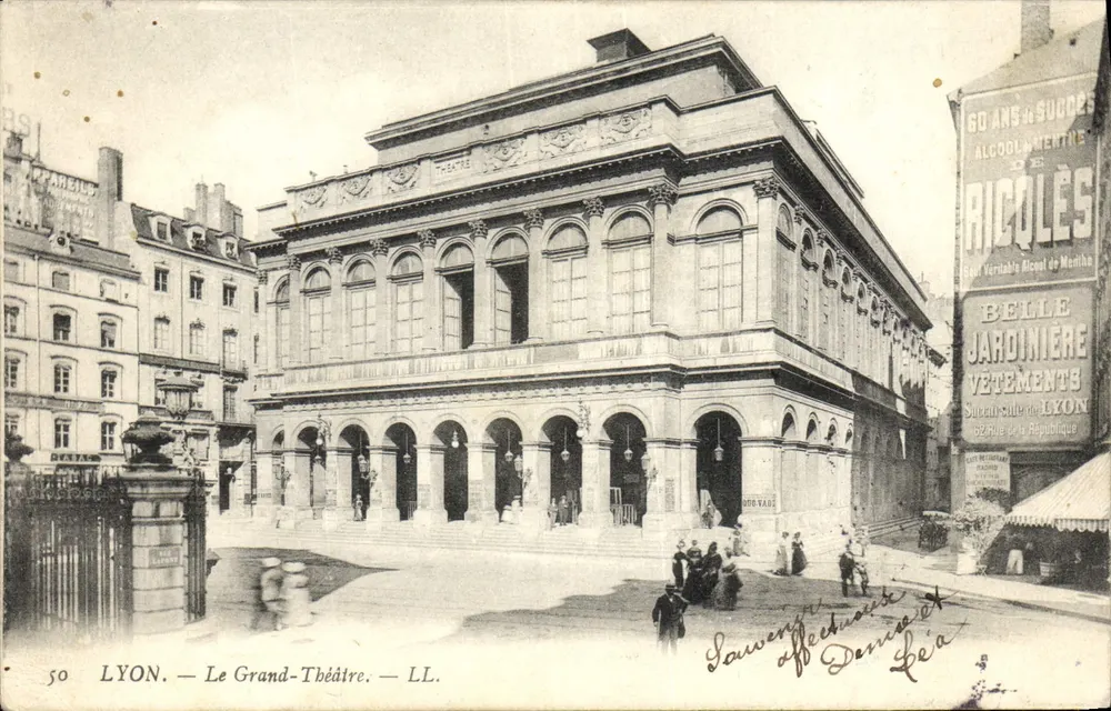 LYON — Das Grand-Théâtre — LL. - Vorderseite