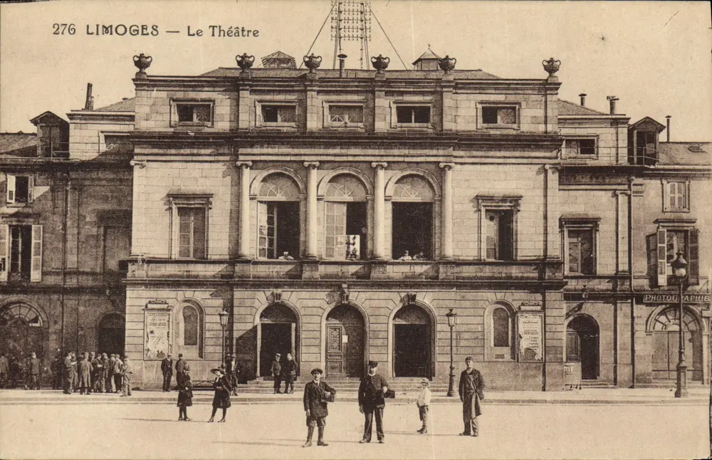 Limoges — O Teatro — Editor: Fotógrafo (n° 276) - Frente