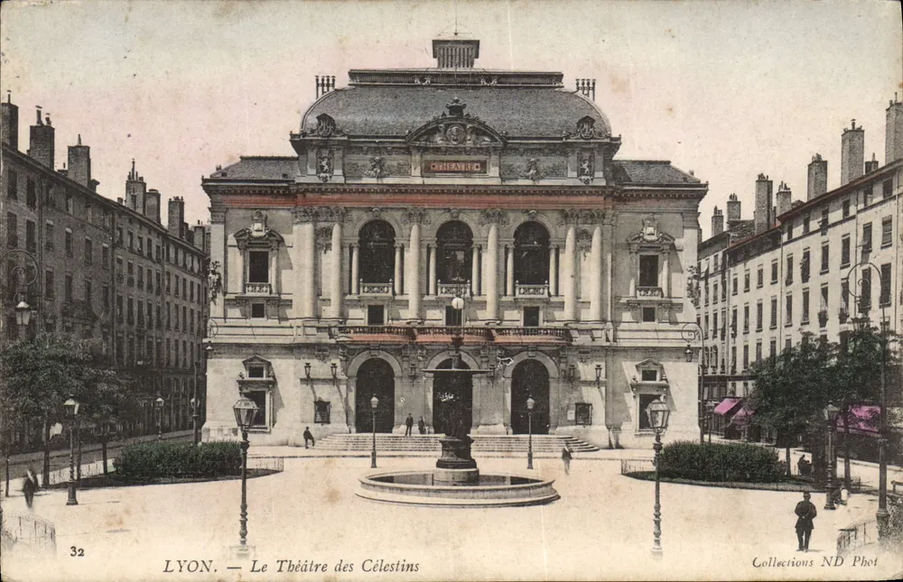 LYON — O Teatro dos Célestins — Coleções ND Phot n°32 - Frente
