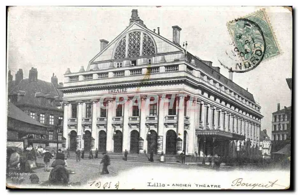 lille - 오래된 극장 — bouguet, 출판사 - 앞면