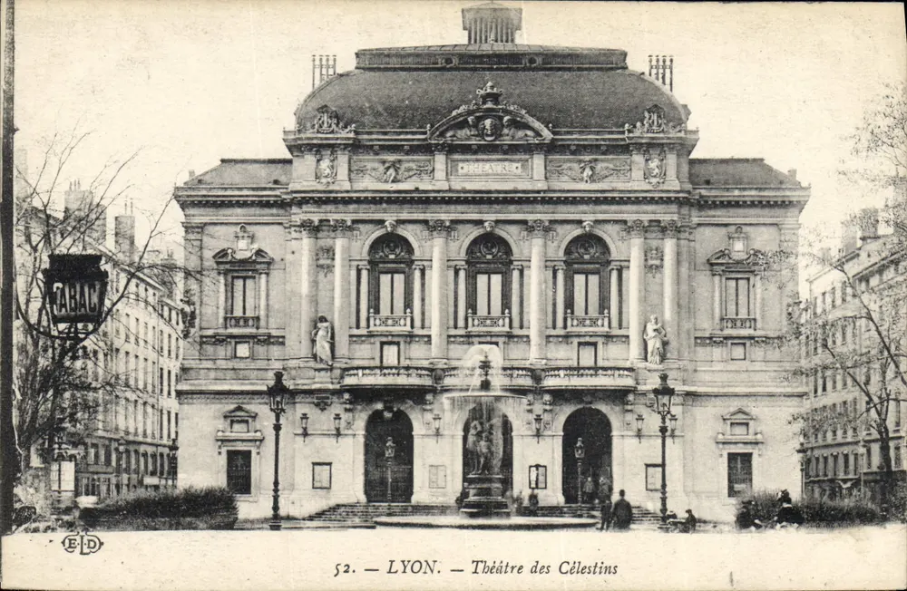 LYON — Teatro dos Célestins — Editor E.D. n° 52 - Frente