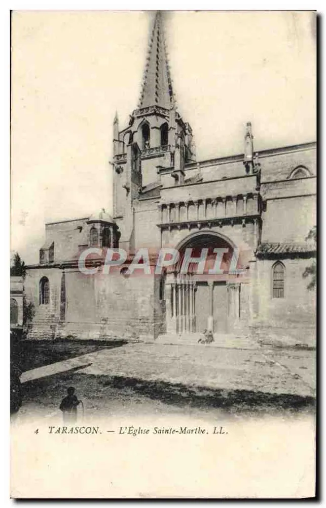 Tarascon — A Igreja de Santa Marta — LL - Frente