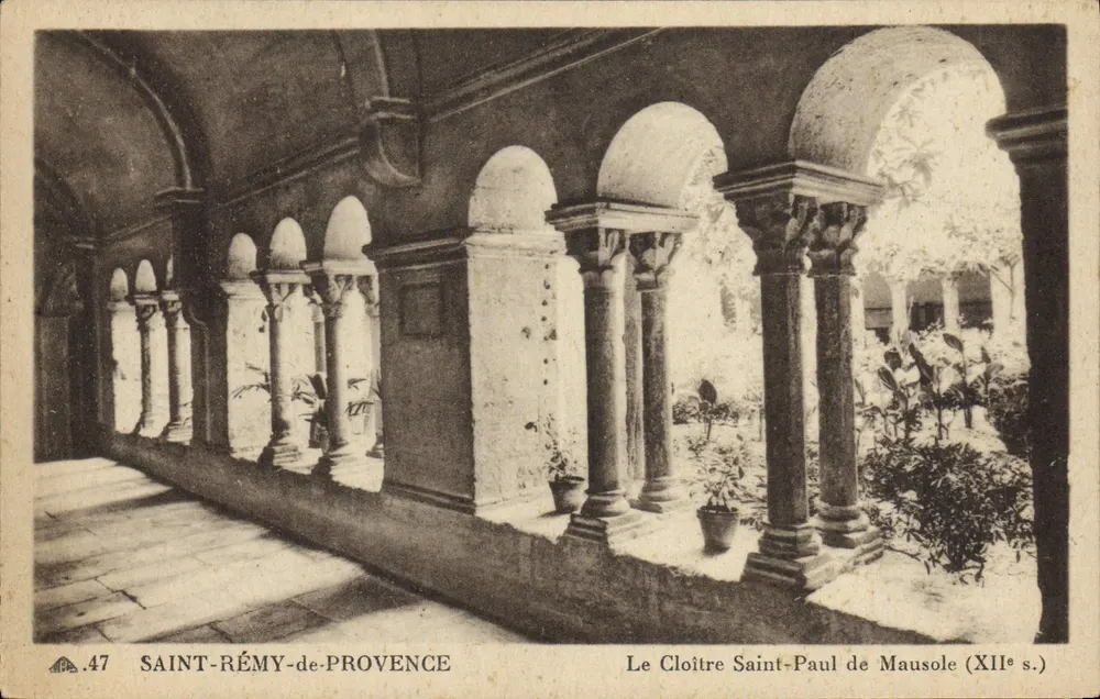 El Cloître Saint-Paul de Mausole (siglo XII) — Saint-Rémy-de-Provence — n°47 - Anverso