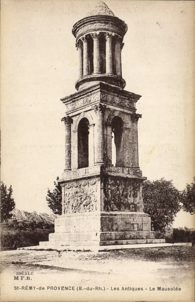 St-Rémy-de-Provence (B.-du-Rh.) - As Antigas - O Mausoléu — Edição Ideal M.F.B. - Frente