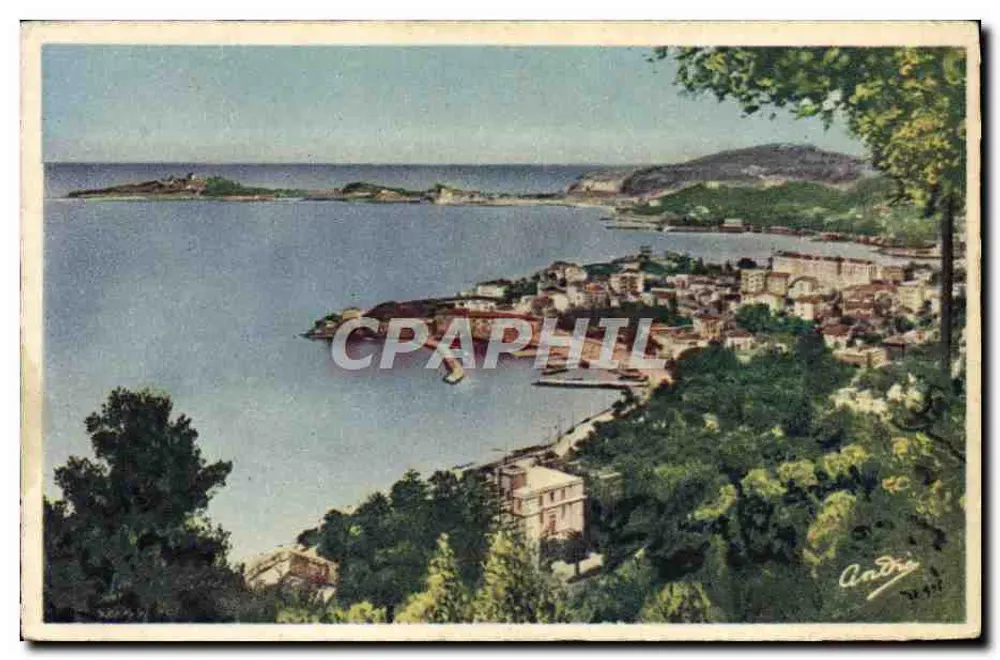 Beaulieu i Kap Ferrat — widok panoramiczny — C.A.D.S.E. Grenoble - Awers