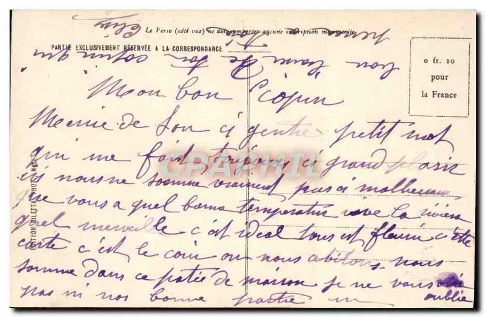 Beaulieu-sur-Mer (A.M.) — Kleine Afrika — uitgever niet zichtbaar, nr. 330 - Achterkant
