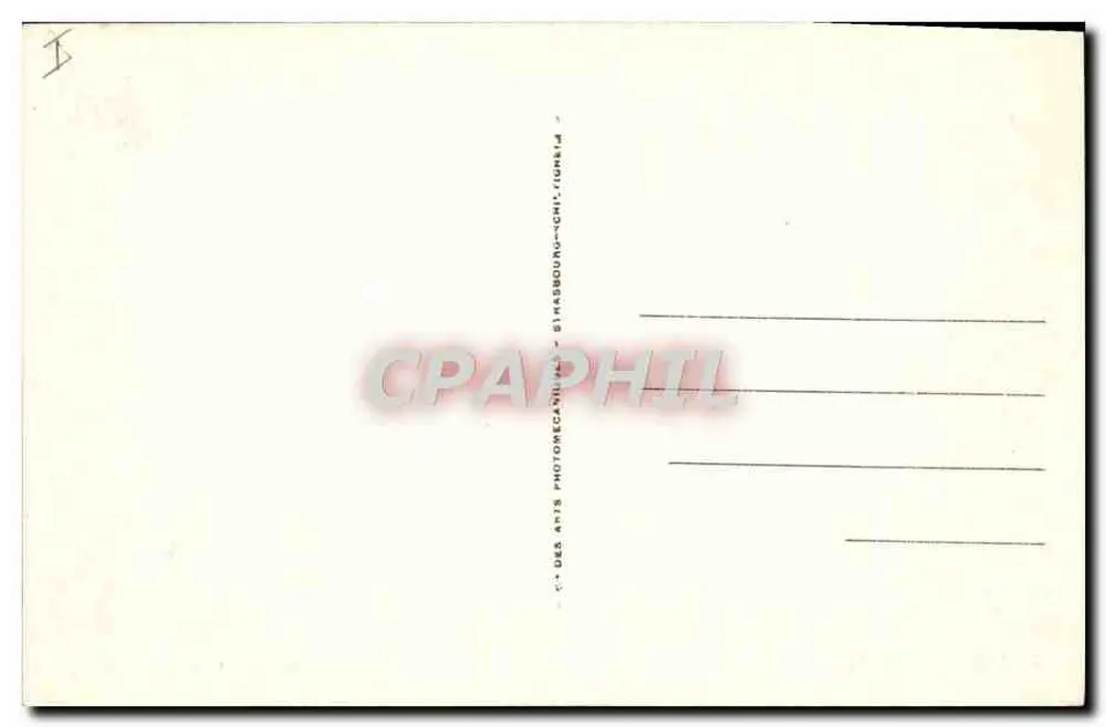 Annecy — Palais de l'Île (alte Gefängnisse) — LL.367 — C. des Arts Photomecaniques, Château-Gaillard - Rückseite