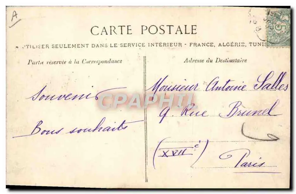 Rennes — La Maison Centrale — Vista exterior — Ed. R. M. n°1092 - Reverso