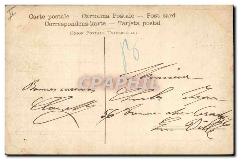 NAPOLI - Ausbruch des Vesuvs - April 1906 — Ausgabe n°175 - Rückseite