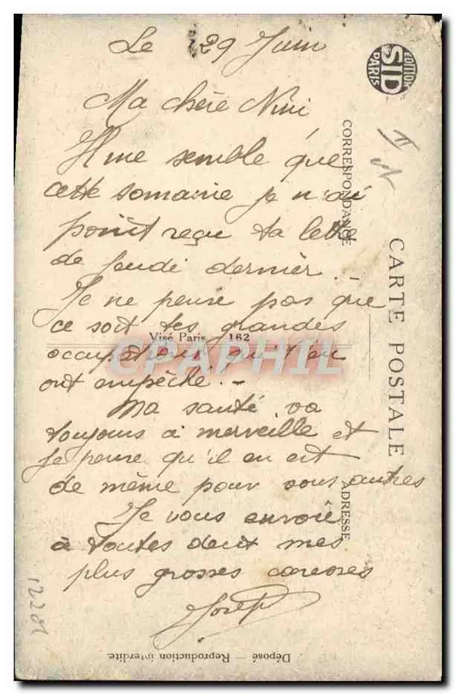 Soldaten in Pause — Szene des Rasierens — Verlag SID PARIS - Rückseite