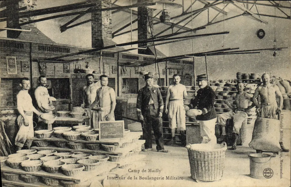 Camp de Mailly — Innenraum der Militärbackstube — Militärbuchhandlung Mounnion - Vorderseite