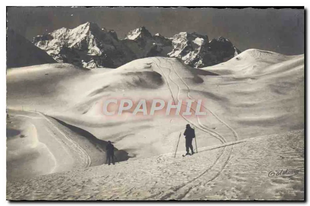 Dois esquiadores nas Alpes — Goldsberg — n° 11 - Frente