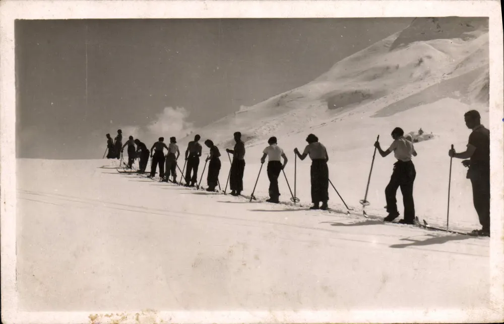 Col des Aravis — Skischule — Cliché Gardet und Carin - Vorderseite