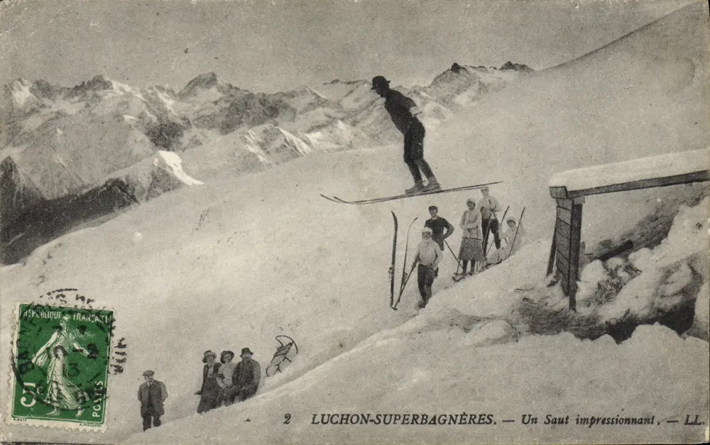 Luchon-Superbagnères — Ein beeindruckender Sprung — LL - Vorderseite