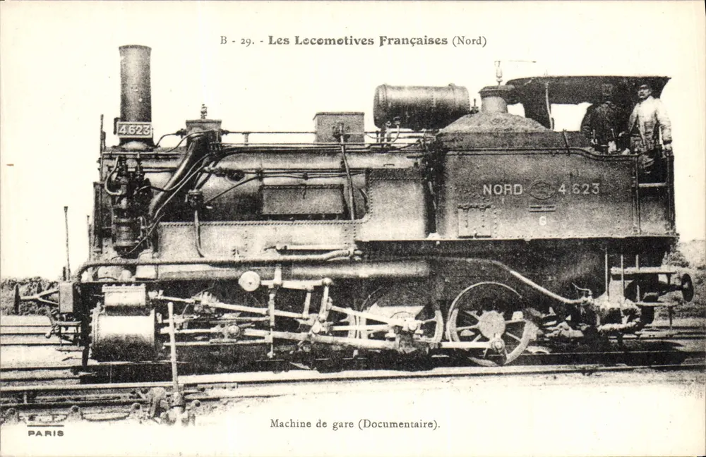 Locomotiva a vapor Nord 4.623 — As Locomotivas Francesas (Nord) — Paris - Frente