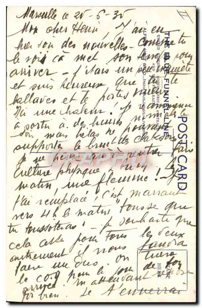 Navio a vela e navio de passageiros — Cartazes da Funnell Line — editor: The Funnell Line - Verso