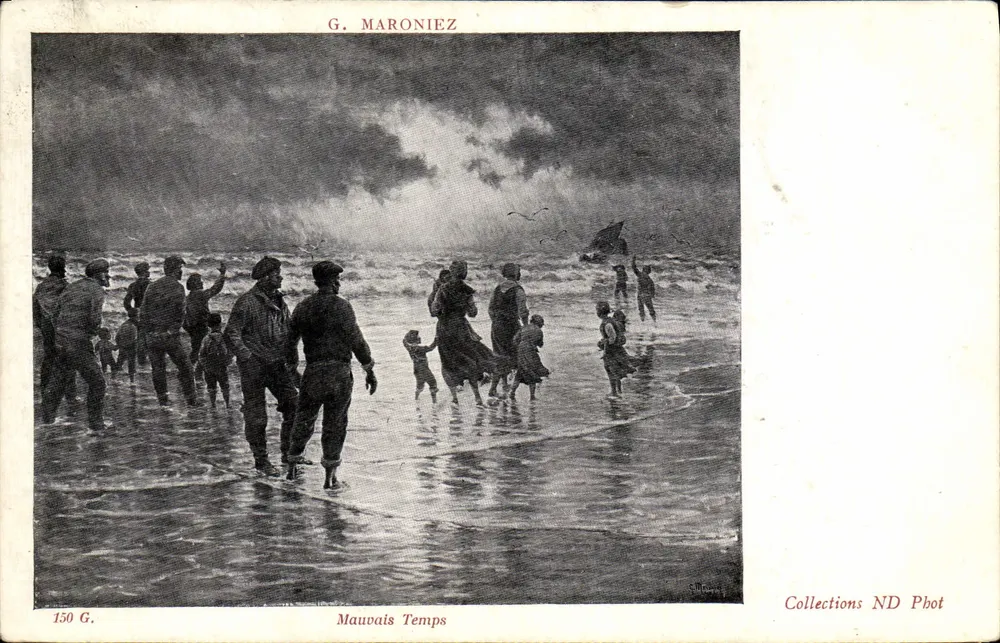 G. Maroniez — Slecht weer — Collecties ND Phot - Voorkant