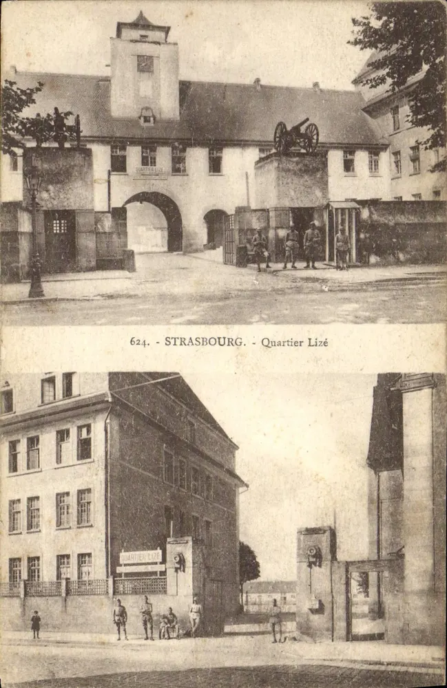 Estrasburgo - Bairro Lizé — editor desconhecido, n° 624 - Frente