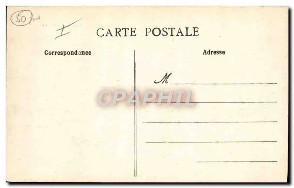 Cherbourg - Quartel Proteau — Coleção C. L. - Verso
