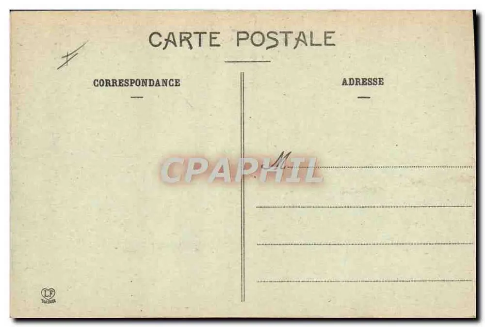 Pau - Fassade der Kaserne Bernadotte — Les Basses-Pyrénées, n°79, Verleger Labeuche Frères - Rückseite