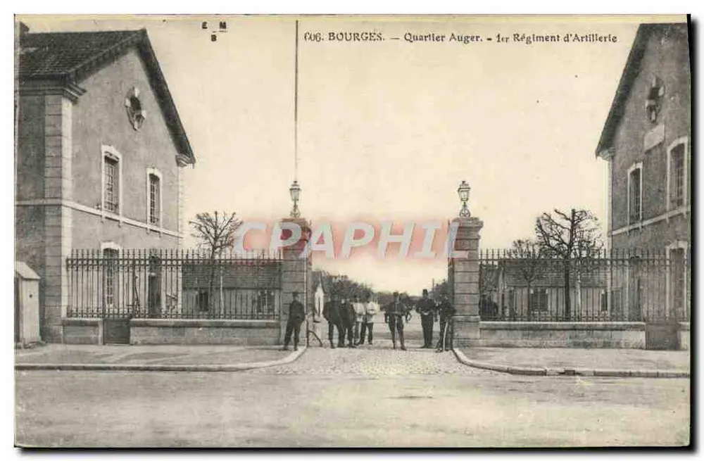 Bourges — Viertel Auger — 1. Artillerieregiment - Vorderseite