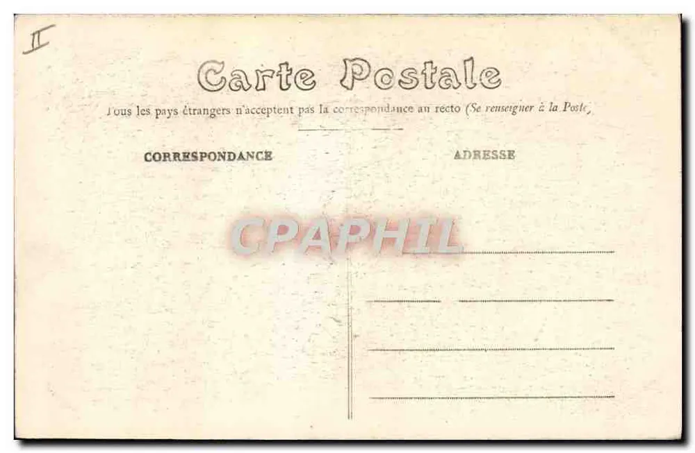 Bourges — Viertel Auger — 1. Artillerieregiment - Rückseite