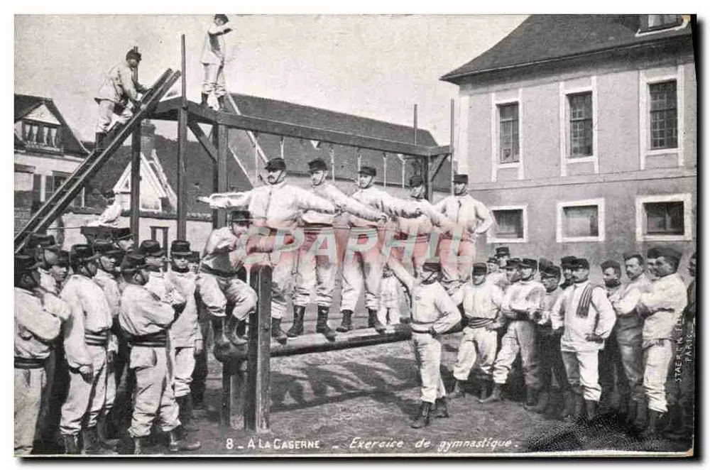 Gymnastikübung an der Kasernen — Staefer & Fils, Paris — n°8 - Vorderseite