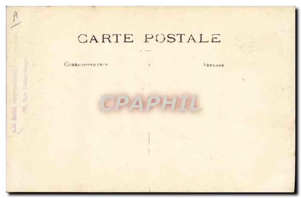 Navio de guerra no cais — Porto — Editor não identificado - Verso