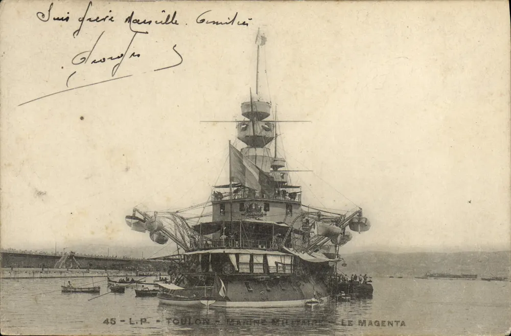 Toulon - Marinha Militar - O Magenta — editor L.P. n°45 - Frente
