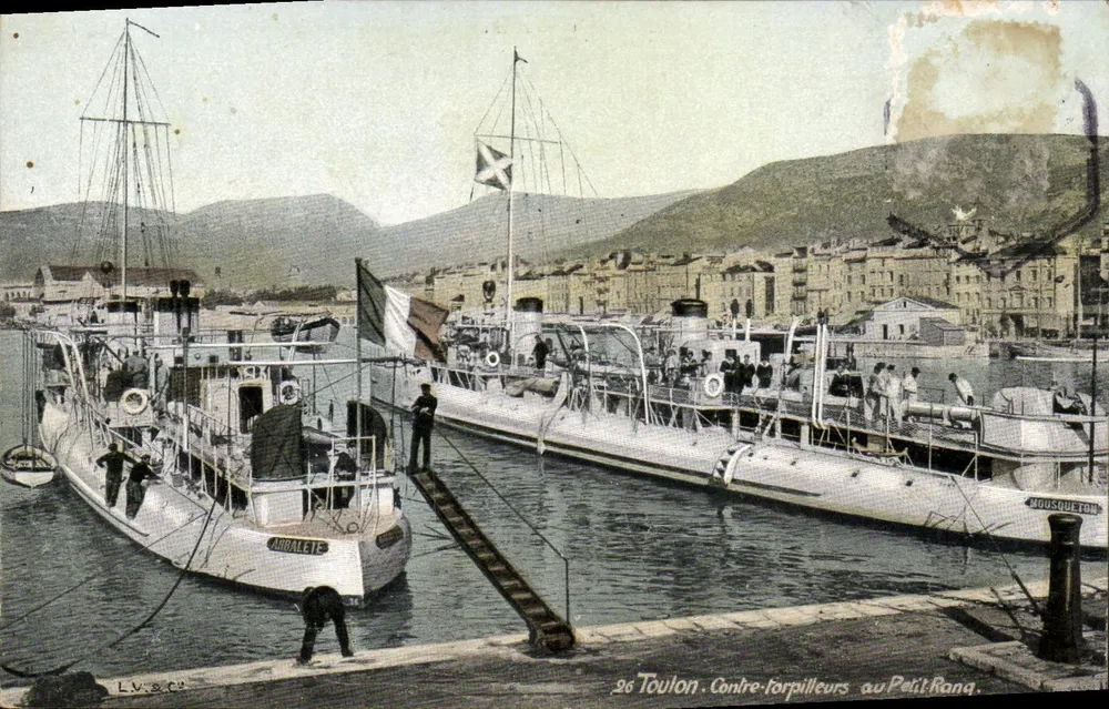 Toulon. Gegenminen am Petit-Rang — L.V. & Cie, Nr. 26 - Vorderseite