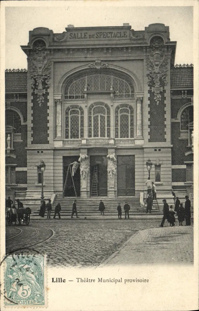 Lille — vorübergehendes Stadtschloss — Veranstaltungssaal - Vorderseite