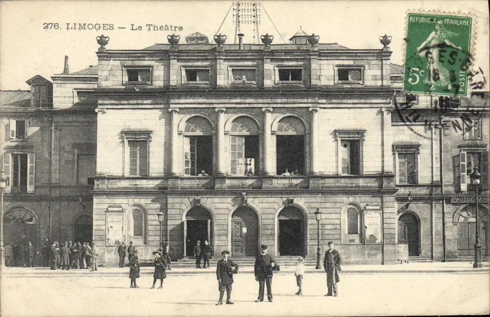Limoges — O Teatro — Fotógrafo A.P. n°276 - Frente