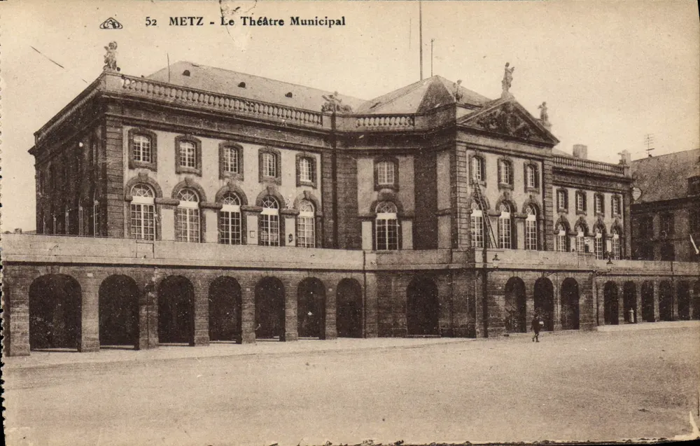 Metz - Ansicht des Stadttheaters — unbekannter Verlag, Nr. 52 - Vorderseite
