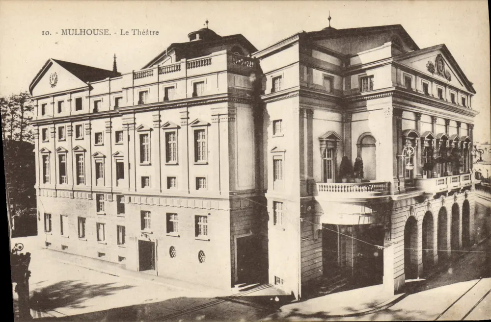 Mulhouse - O Teatro — editor Marque, n° 10 - Frente