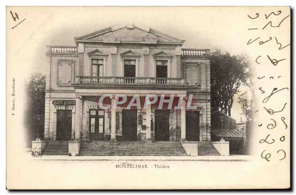 Montélimar - Teatro — F. Ibaun, Montélimar, n°4 - Frente